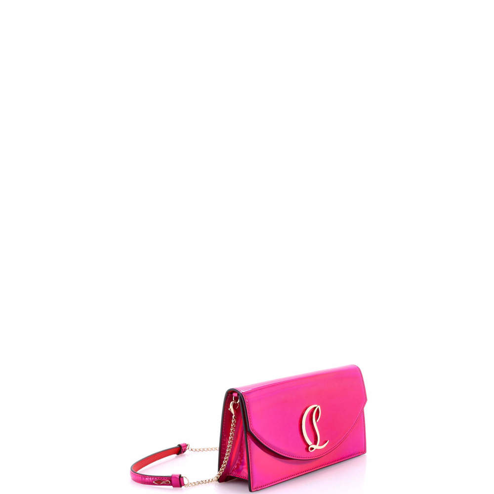 Christian Louboutin Loubi54 Chain Clutch Metallic Leather - Picture 2 of 5